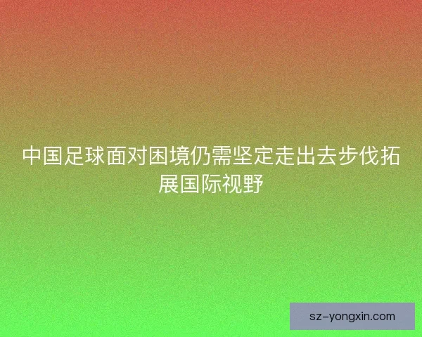 中国足球面对困境仍需坚定走出去步伐拓展国际视野